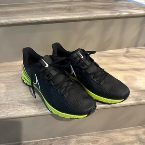 Nike React Black and Neon Green Running Shoes